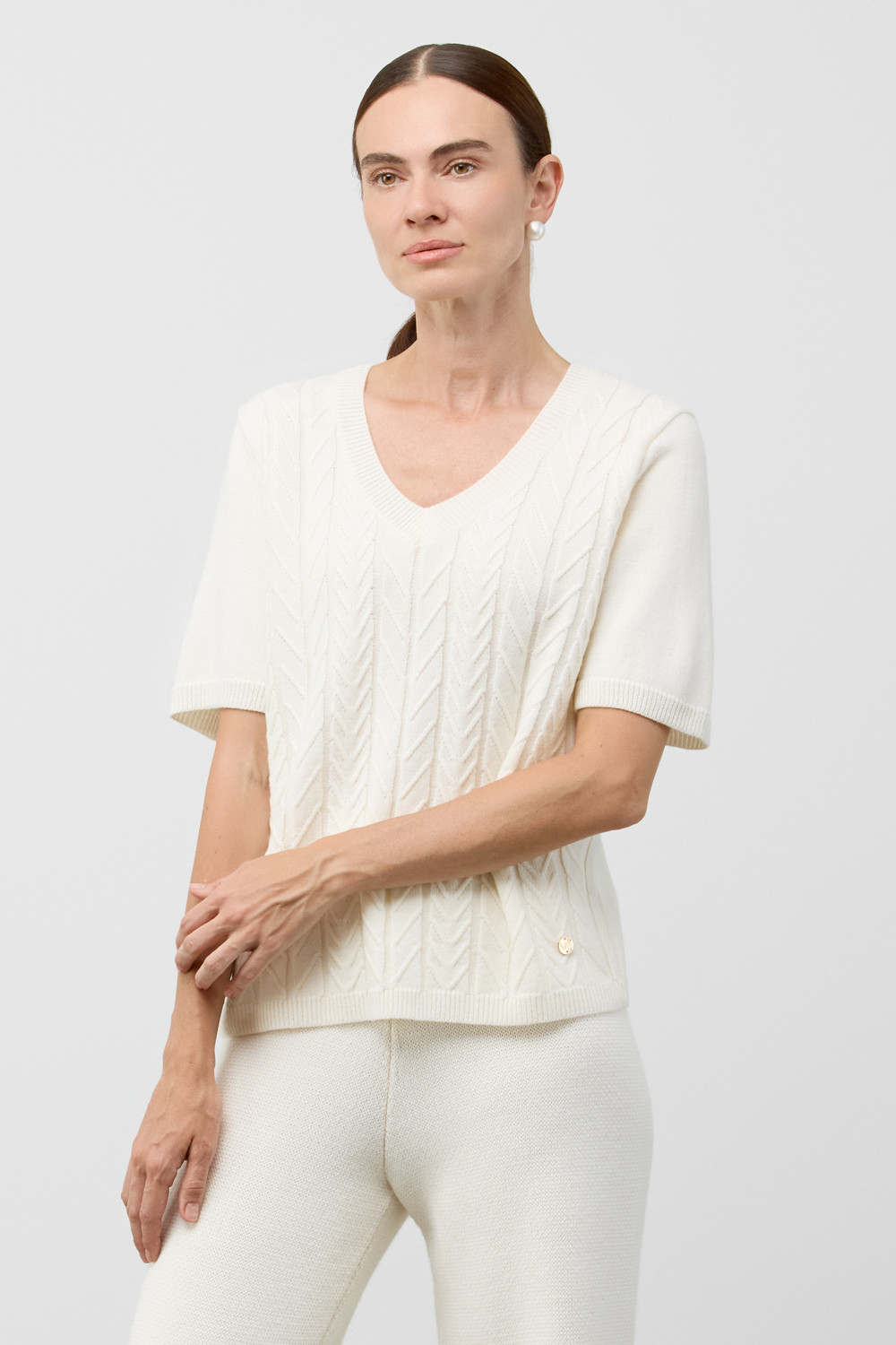 Джемперы женские для мам, артикул: ЕВ 30233/ш, цвет: бежевый, фото 4