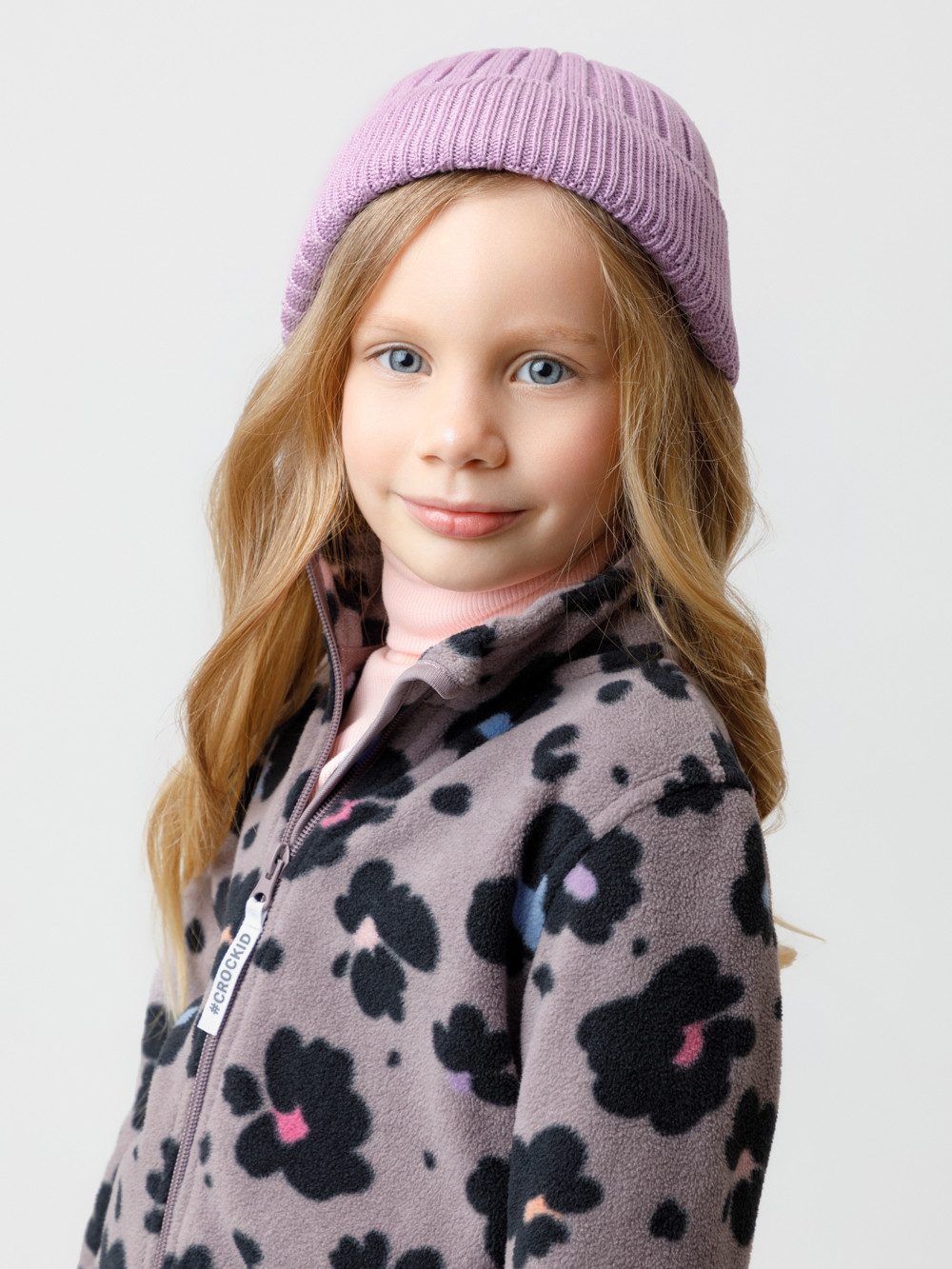 Куртка для девочки, артикул: ФЛ 34025-1/н/43 ГР, цвет: розовый, фото 4