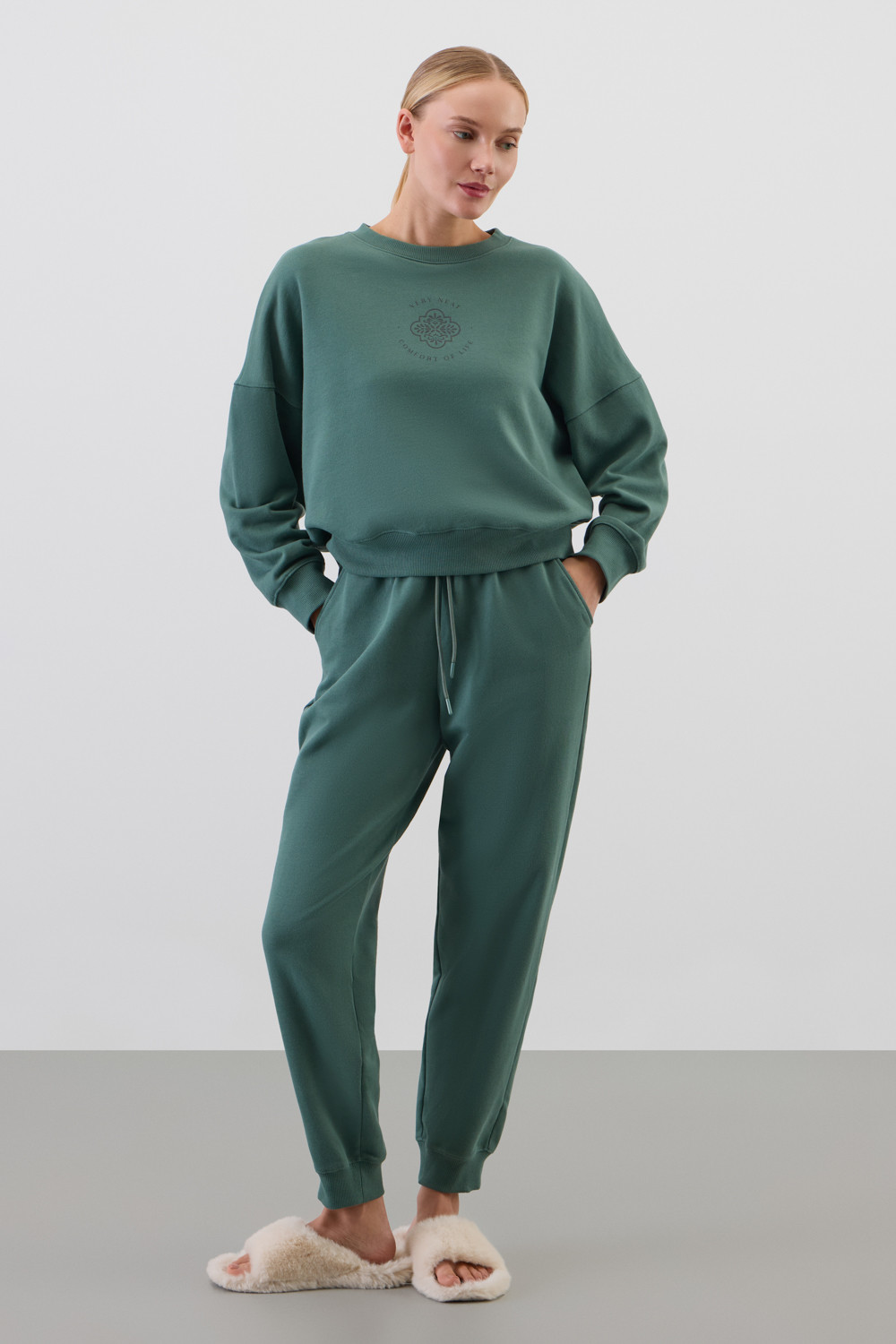 Комплекты для дома для мам, артикул: Е 20198, цвет: зеленый, фото 4