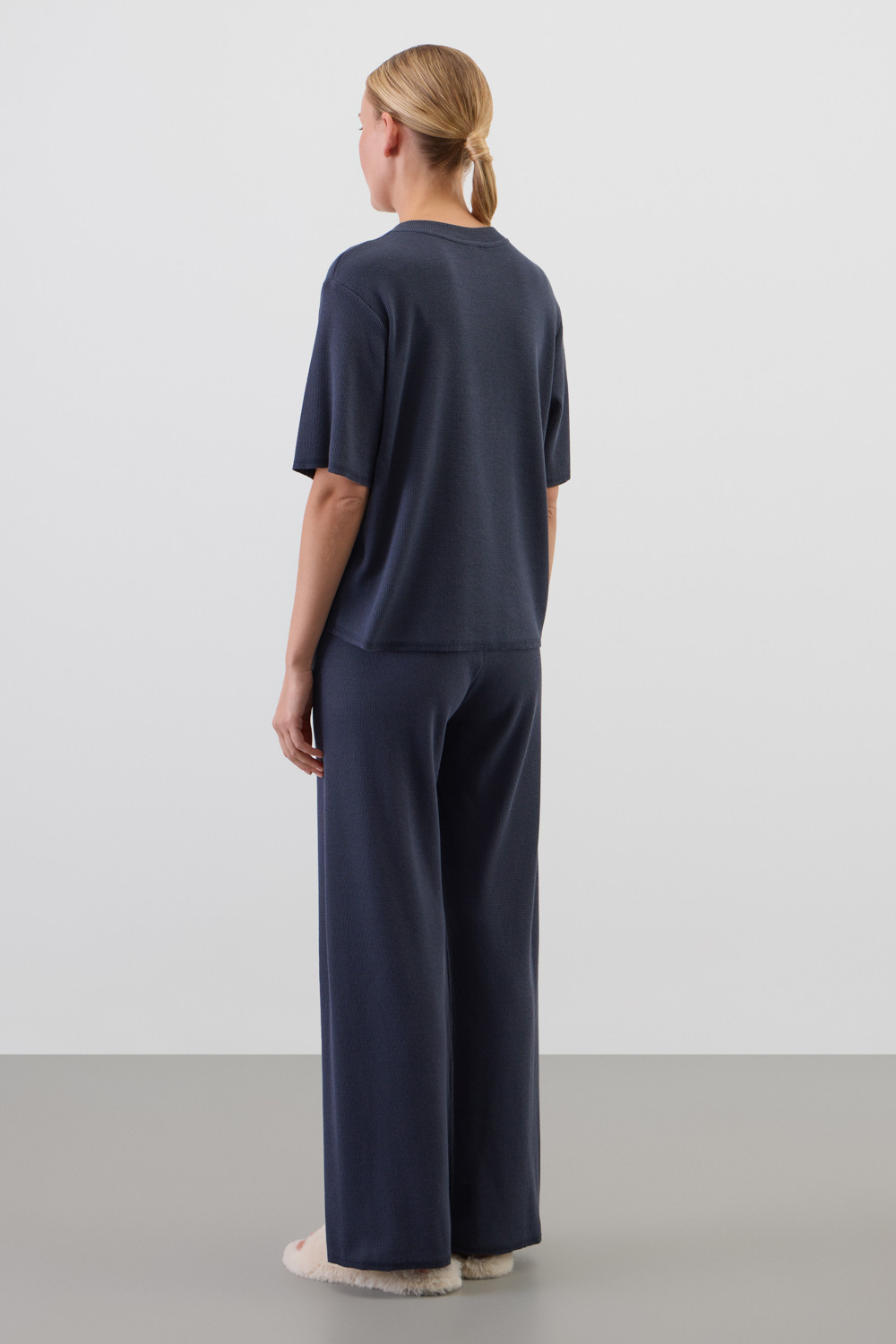 Комплекты для дома для мам, артикул: Е 20197, цвет: темно-синий, фото 4