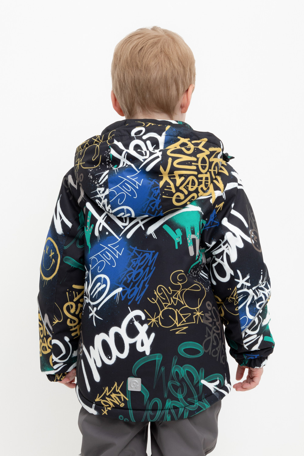 Куртки для мальчика, артикул: ВК 36089/н/4 ГР (122-146), цвет: черный3, фото 4