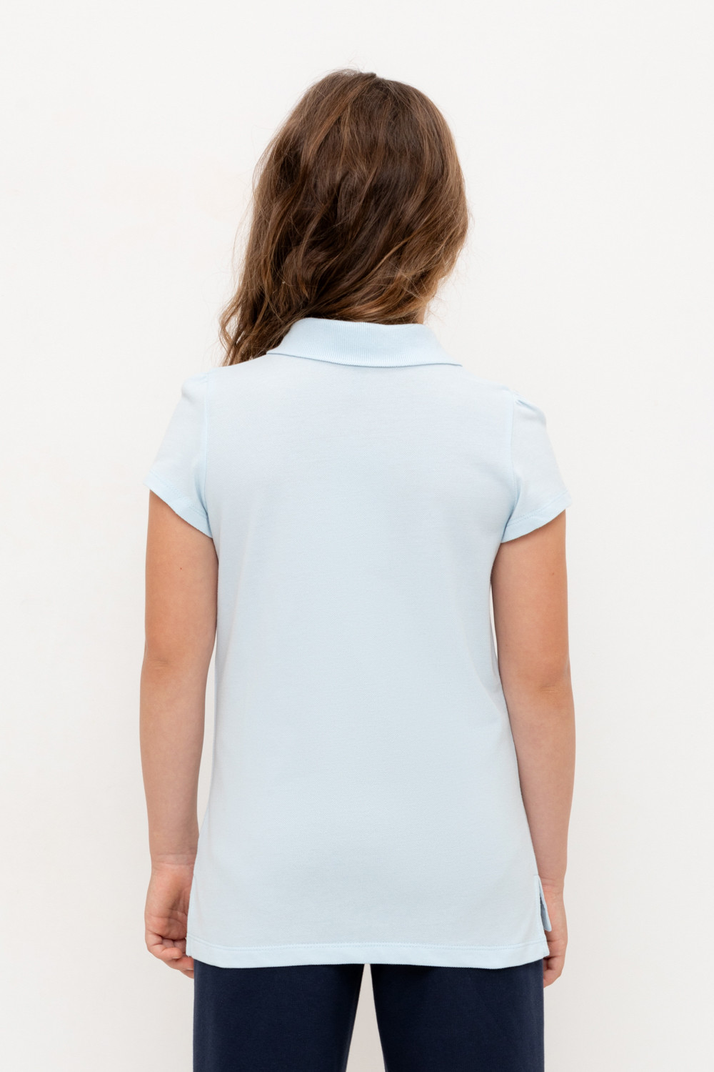 Джемпер для девочки, артикул: К 302496, цвет: светло-голубой, фото 4