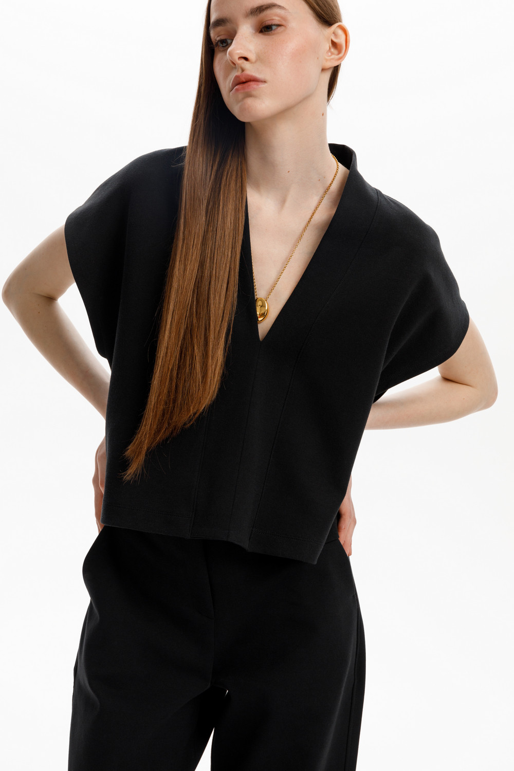 Жилеты женские для мам, артикул: ЕВТ 3295, цвет: черный3, фото 4