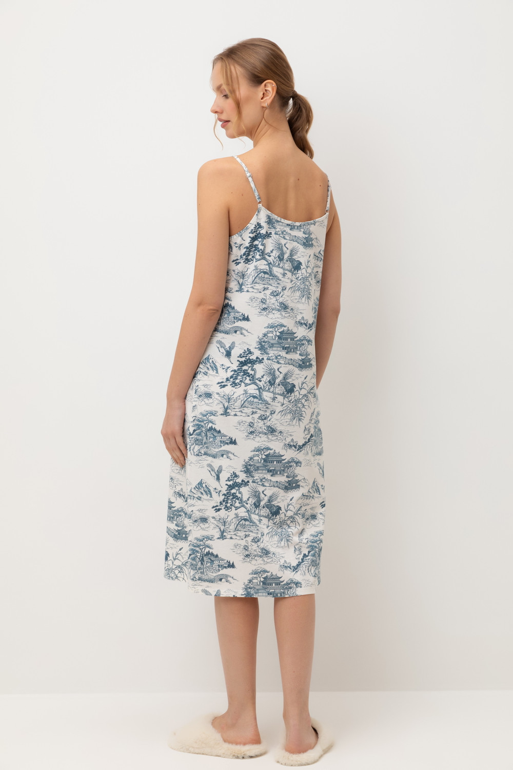 Сорочки ночные женские для мам, артикул: Е 10061, цвет: светло-розовый, фото 4