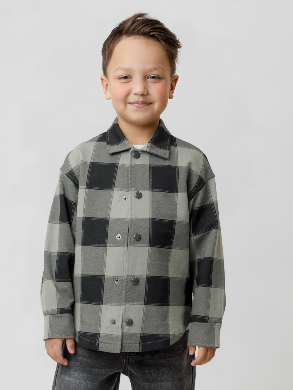 Рубашки для мальчика, артикул: КР 302538, цвет: хаки, фото 4
