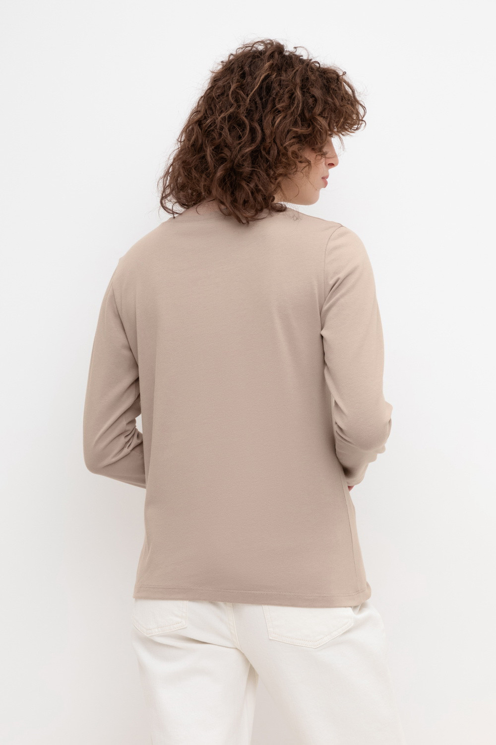 Джемперы женские для мам, артикул: ЕВТ 3261, цвет: бежевый, фото 4