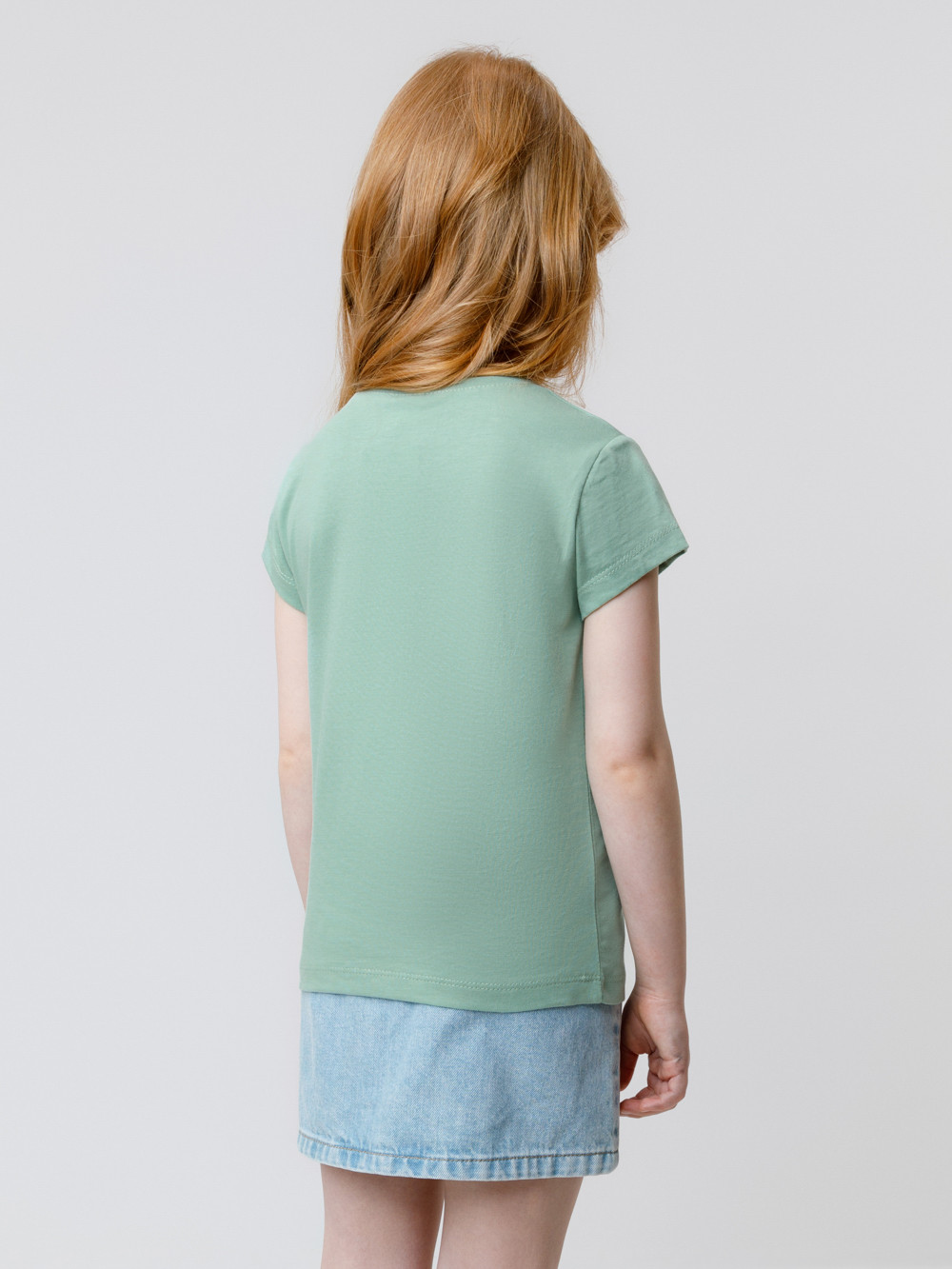 Футболка для девочки, артикул: КП 302763, цвет: минт, фото 4