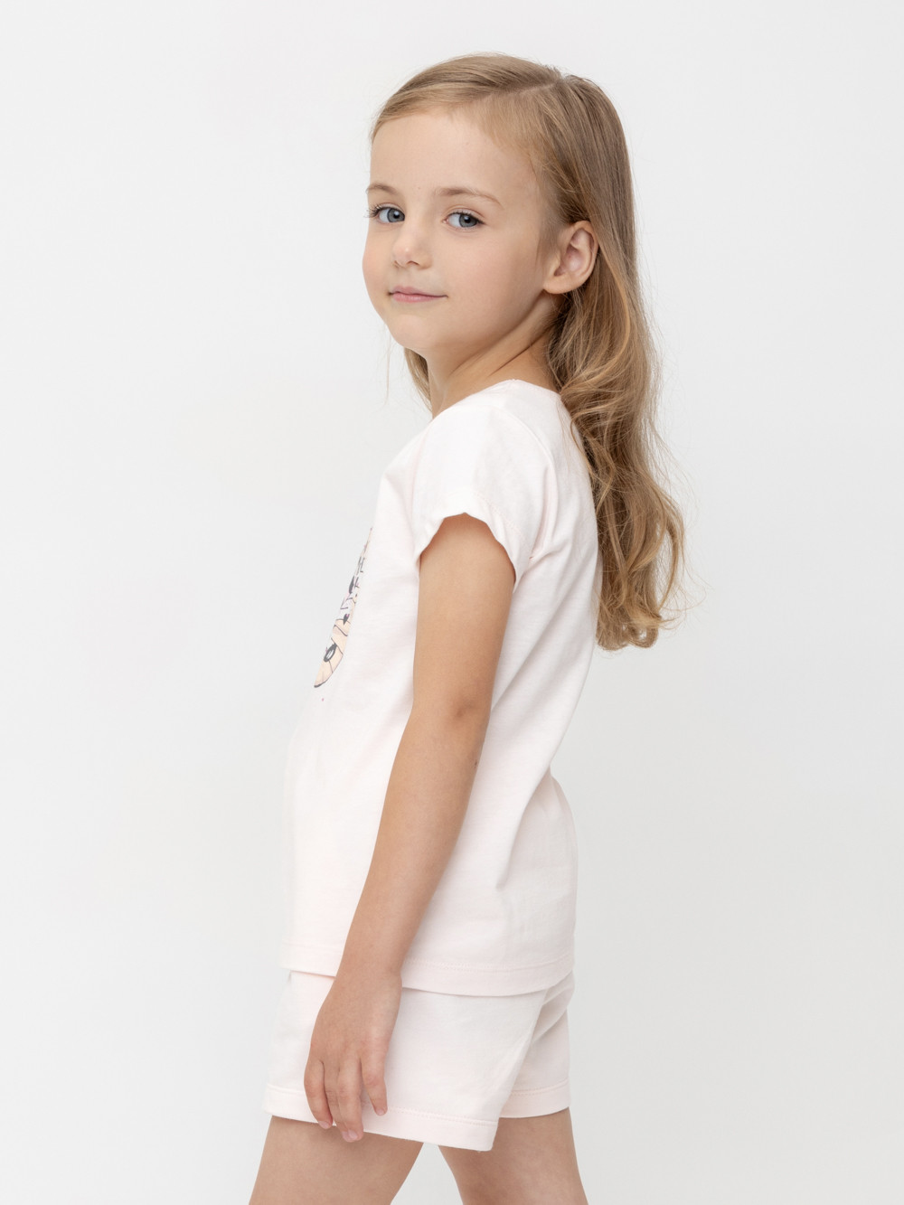 Шорты для девочки, артикул: КР 400417, цвет: розовый, фото 3