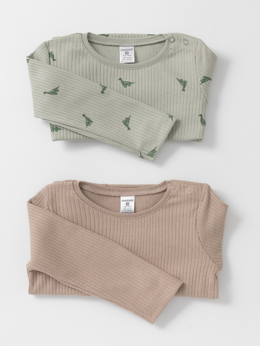 Джемпер для новорожденных, артикул: К 302520-2уп, цвет: хаки, фото 4