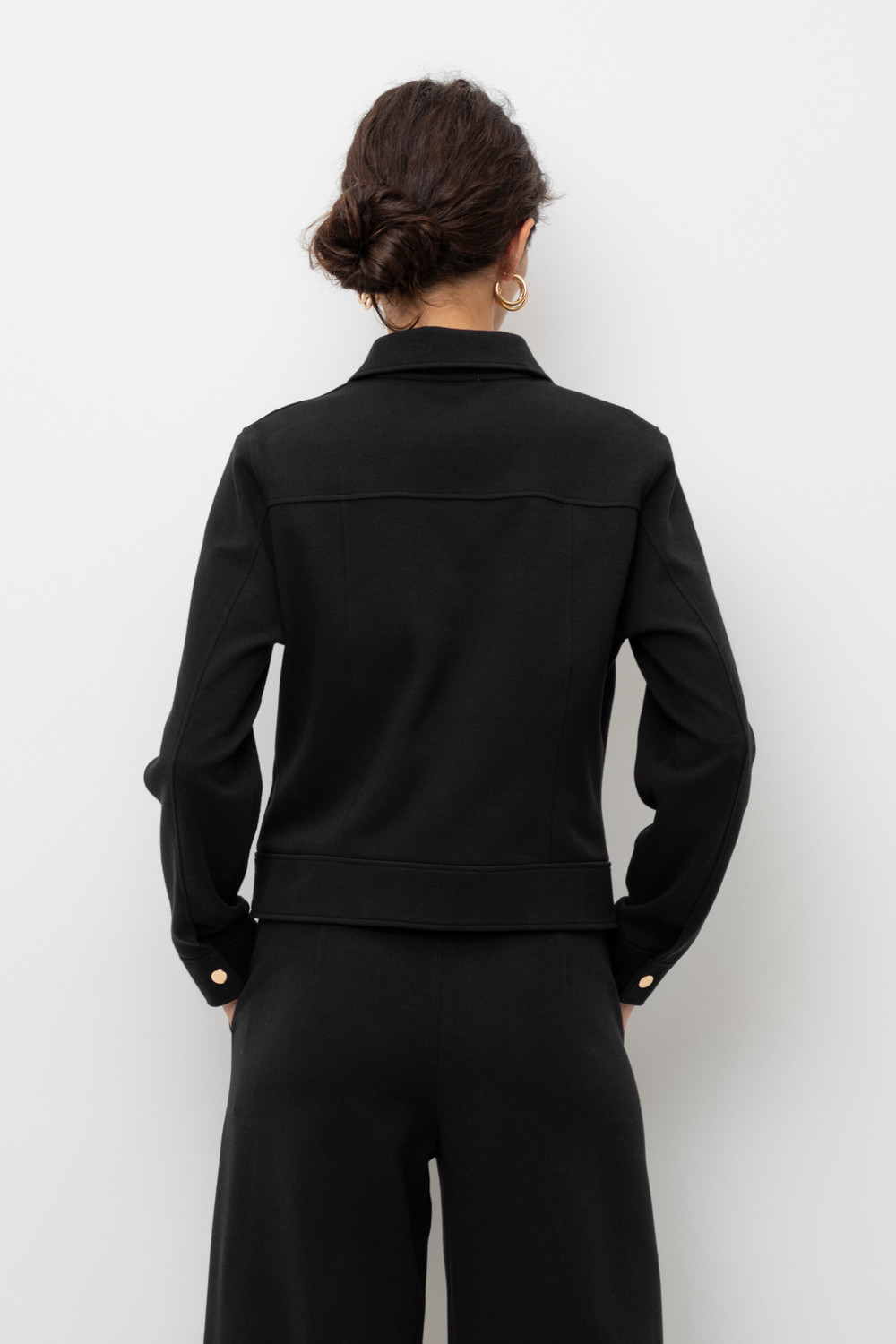 Жакеты, куртки женские для мам, артикул: ЕВТ 3298, цвет: черный3, фото 4