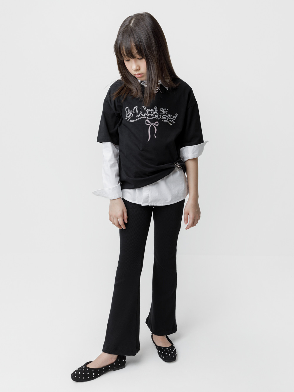 Брюки для девочки, артикул: МП 400976, цвет: черный3, фото 4