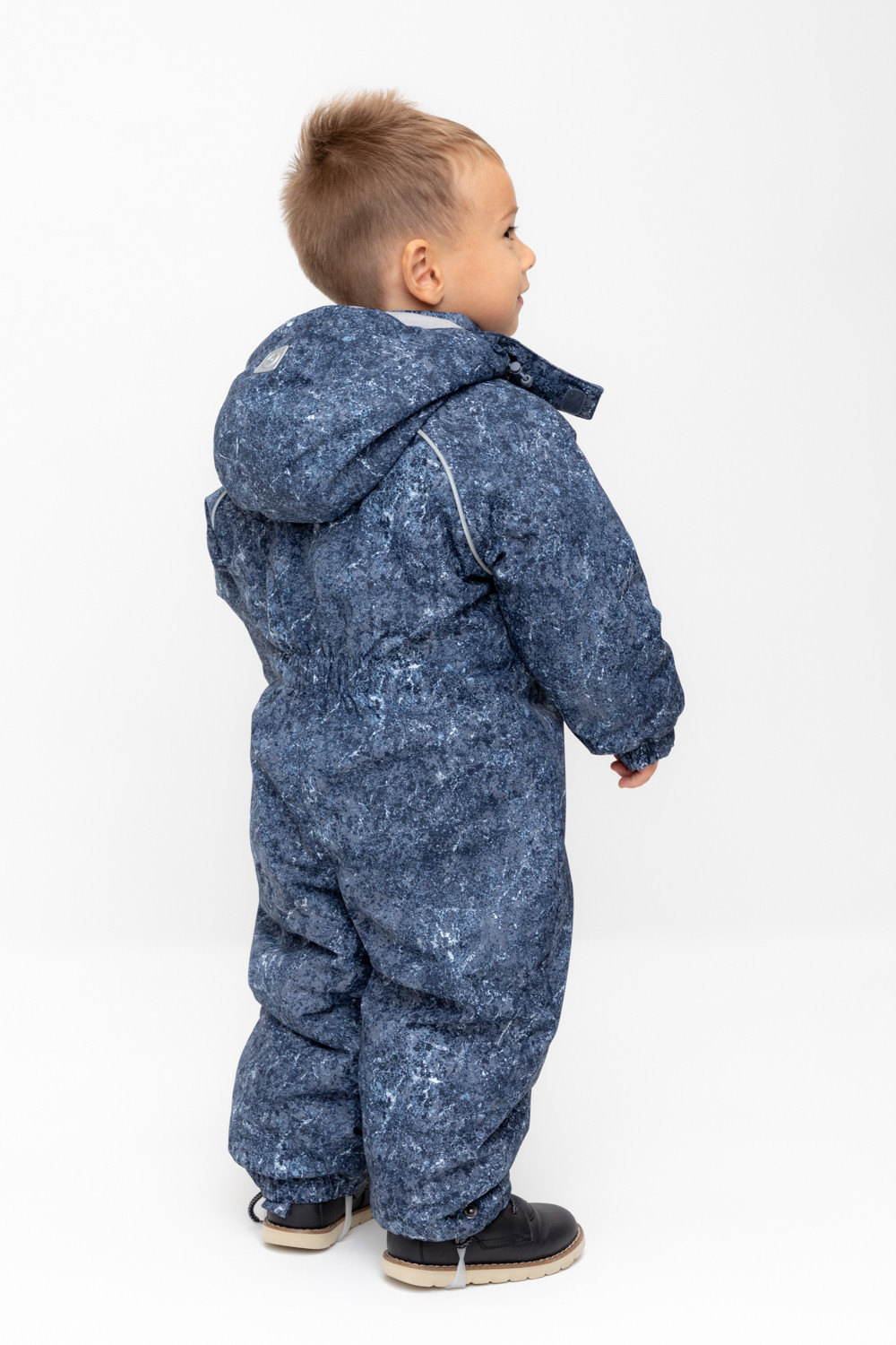 Комбинезоны утепленные для мальчика, артикул: ВК 60032/н/41 Ал, цвет: серый, фото 4
