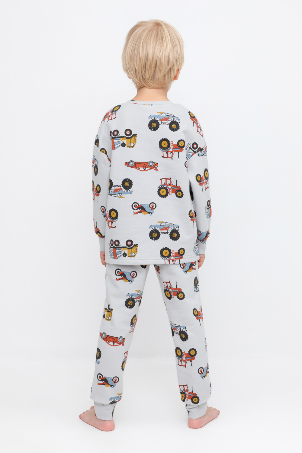 Пижама для мальчика, артикул: К 1587, цвет: светло-серый5, фото 4