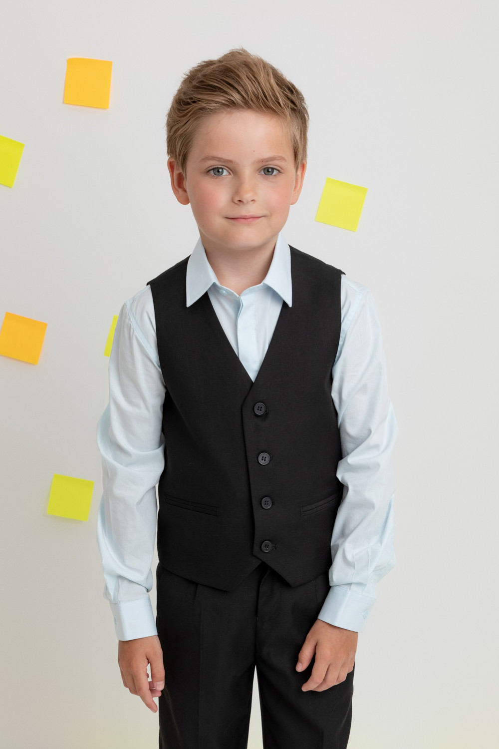 Жилет для мальчика, артикул: ТК 32001, цвет: черный, фото 4