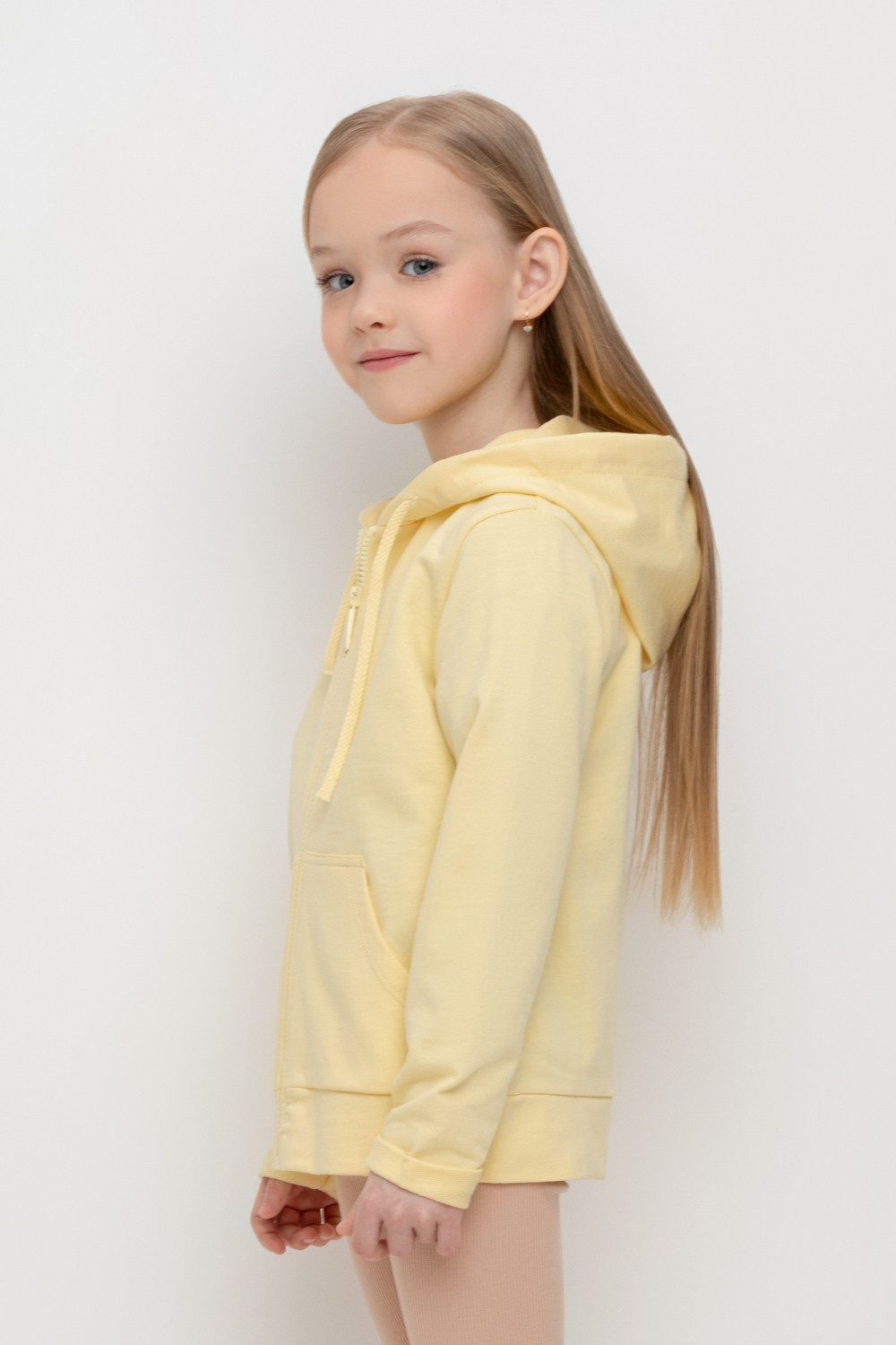 Жакет для девочки, артикул: К 301988, цвет: желтый, фото 4