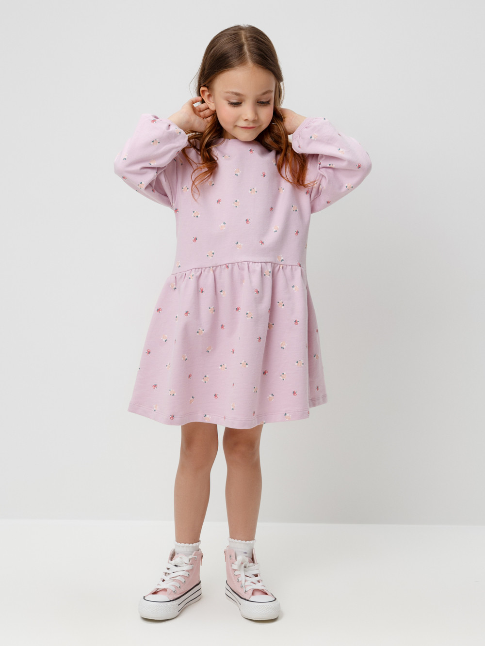 Платье для девочки, артикул: КР 5922, цвет: розовый, фото 4