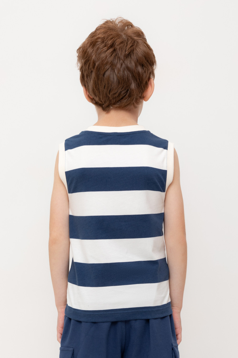 Футболка для мальчика, артикул: КР 302476-1, цвет: темно-синий, фото 4