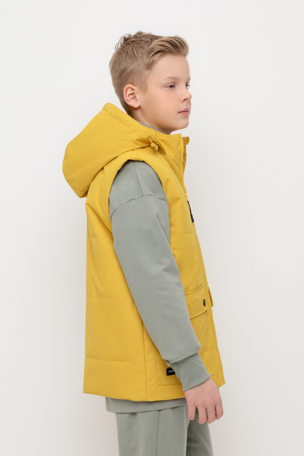 Жилеты для мальчика, артикул: ВК 35011/9 ГР, цвет: желтый, фото 4