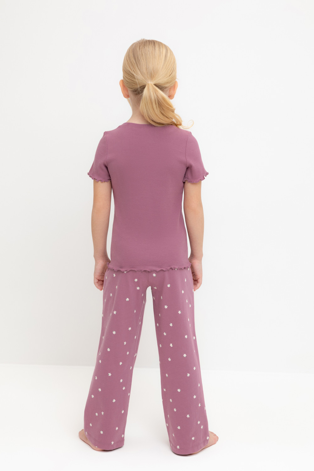 Пижама для девочки, артикул: К 1636, цвет: фиолетовый, фото 4