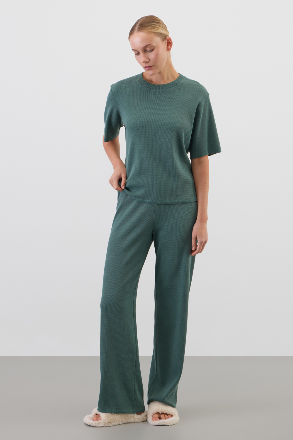 Комплекты для дома для мам, артикул: Е 20197, цвет: зеленый, фото 4