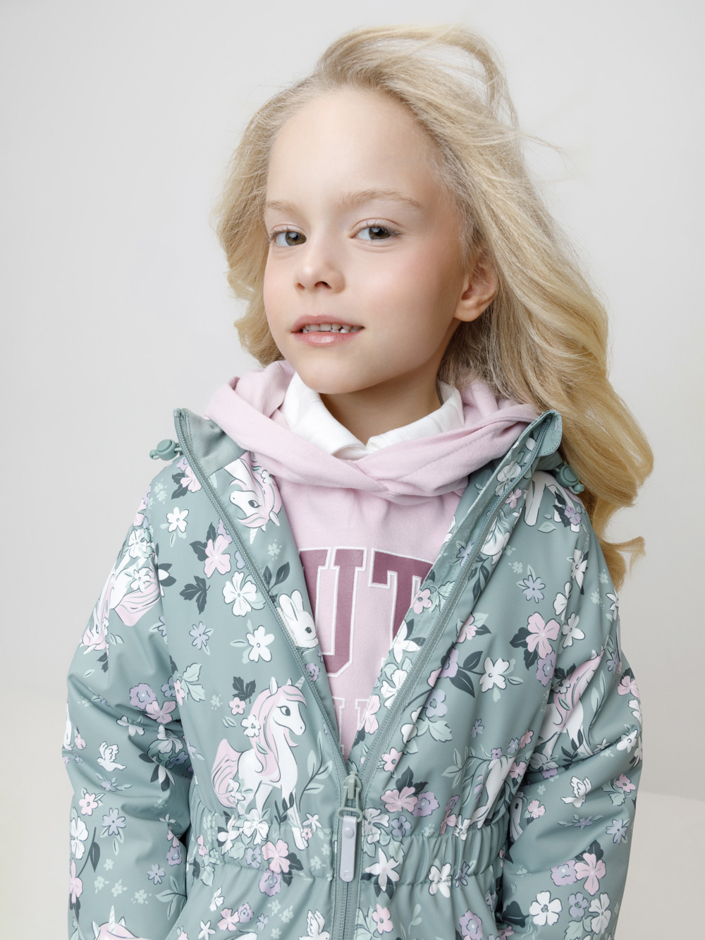 Куртка для девочки, артикул: ВК 32142/н/14 УЗГ, цвет: минт, фото 4