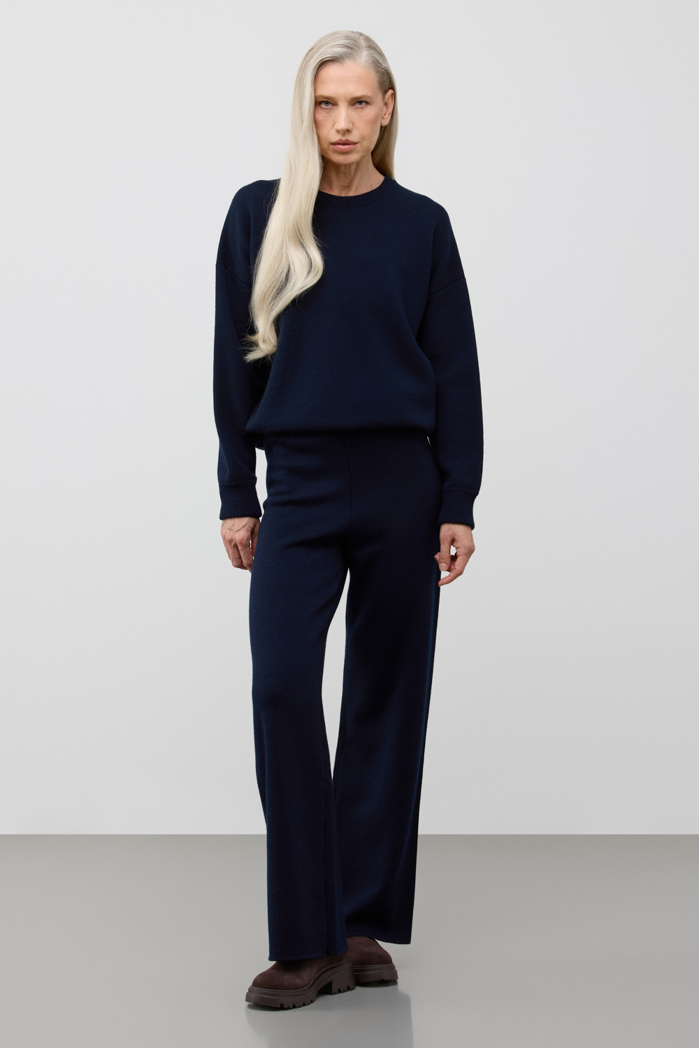 Джемперы женские для мам, артикул: ЕВ 30241/ш, цвет: синий, фото 4