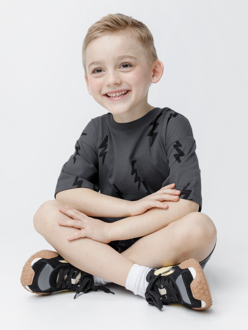 Шорты для мальчика, артикул: КР 400923, цвет: темно-серый, фото 4