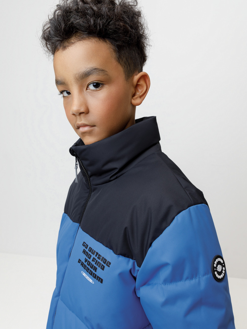 Куртки для мальчика, артикул: ВК 30167/1 ГР, цвет: синий, фото 4