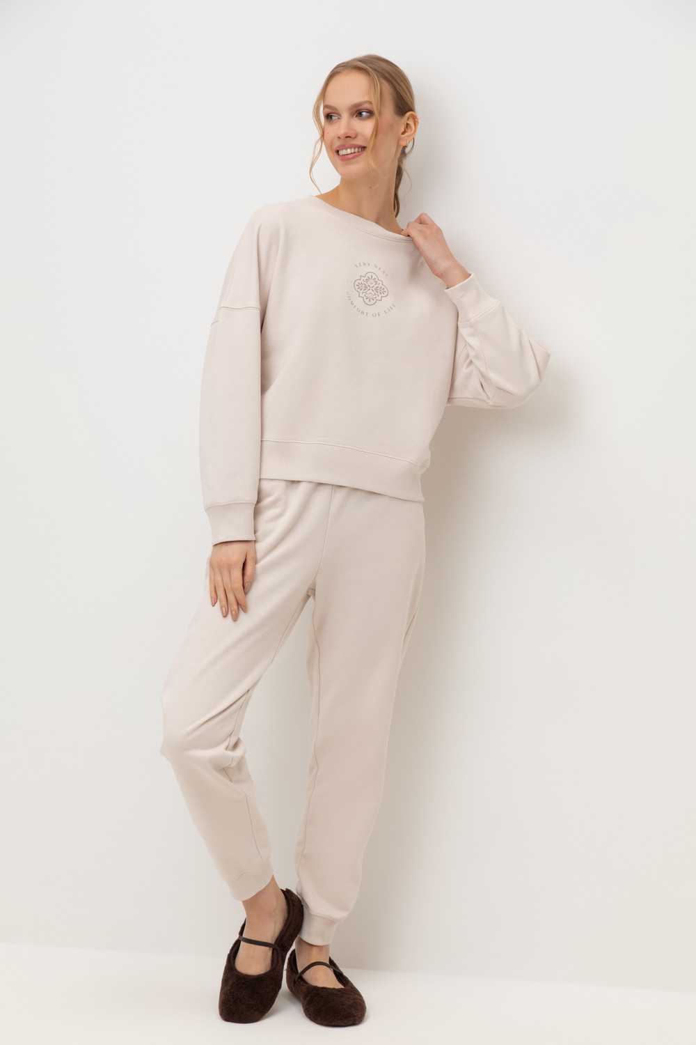 Комплекты для дома для мам, артикул: Е 20198, цвет: бежевый, фото 4