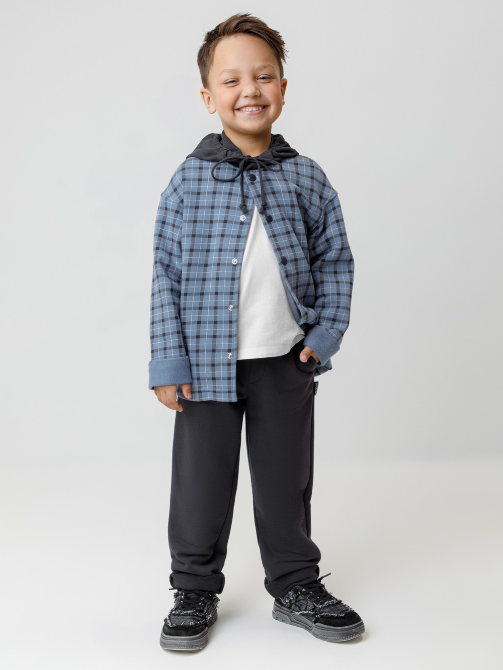 Рубашки для мальчика, артикул: КР 302780, цвет: синий, фото 4