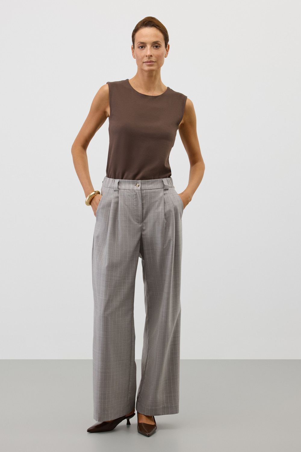 Майки женские для мам, артикул: ЕВТ 3329, цвет: коричневый, фото 4