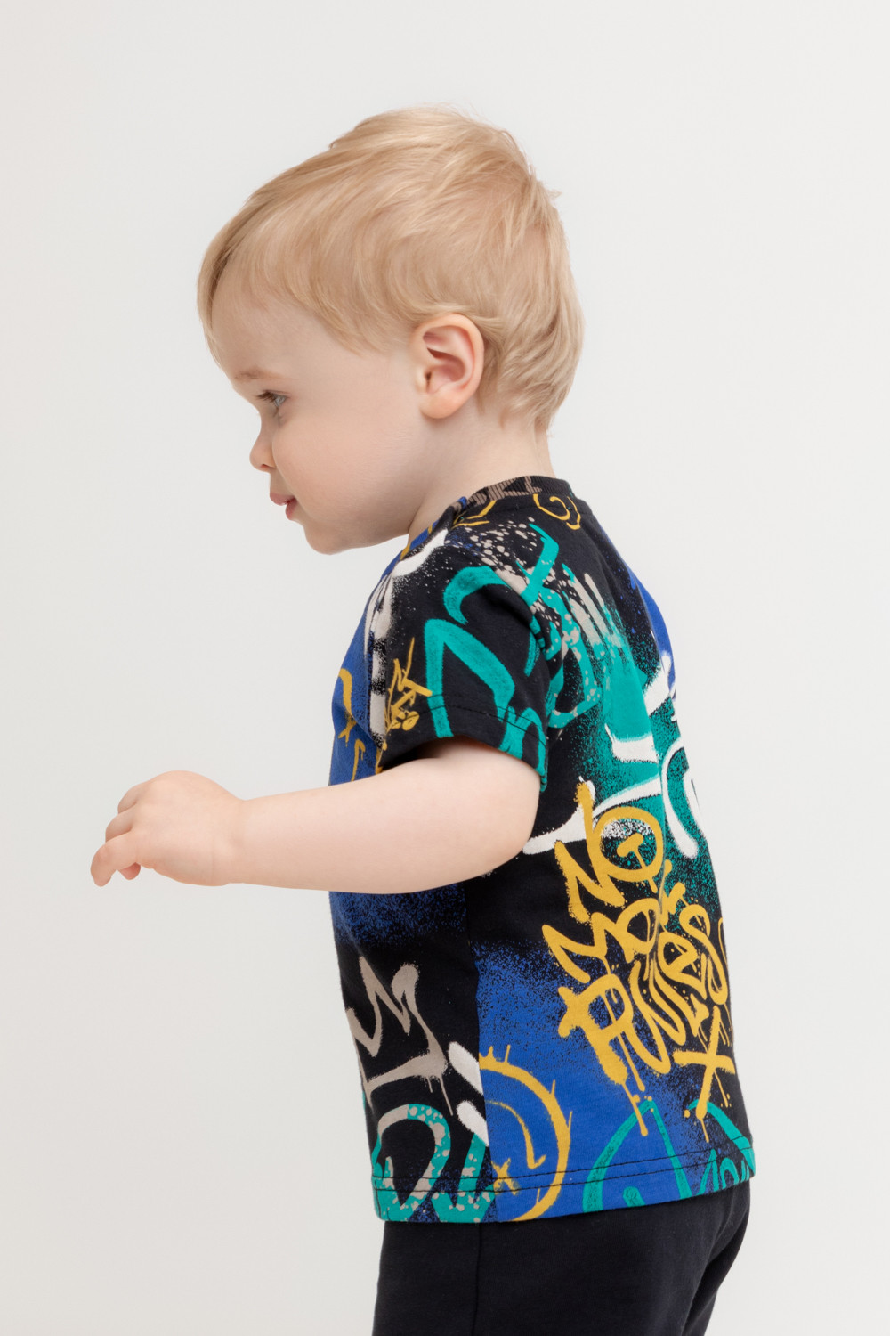 Футболка для мальчика, артикул: КР 302537, цвет: черный3, фото 4