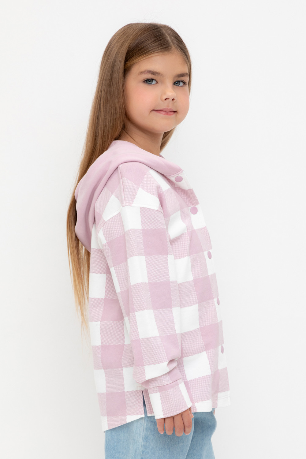 Рубашка для девочки, артикул: КР 302698, цвет: розовый, фото 4