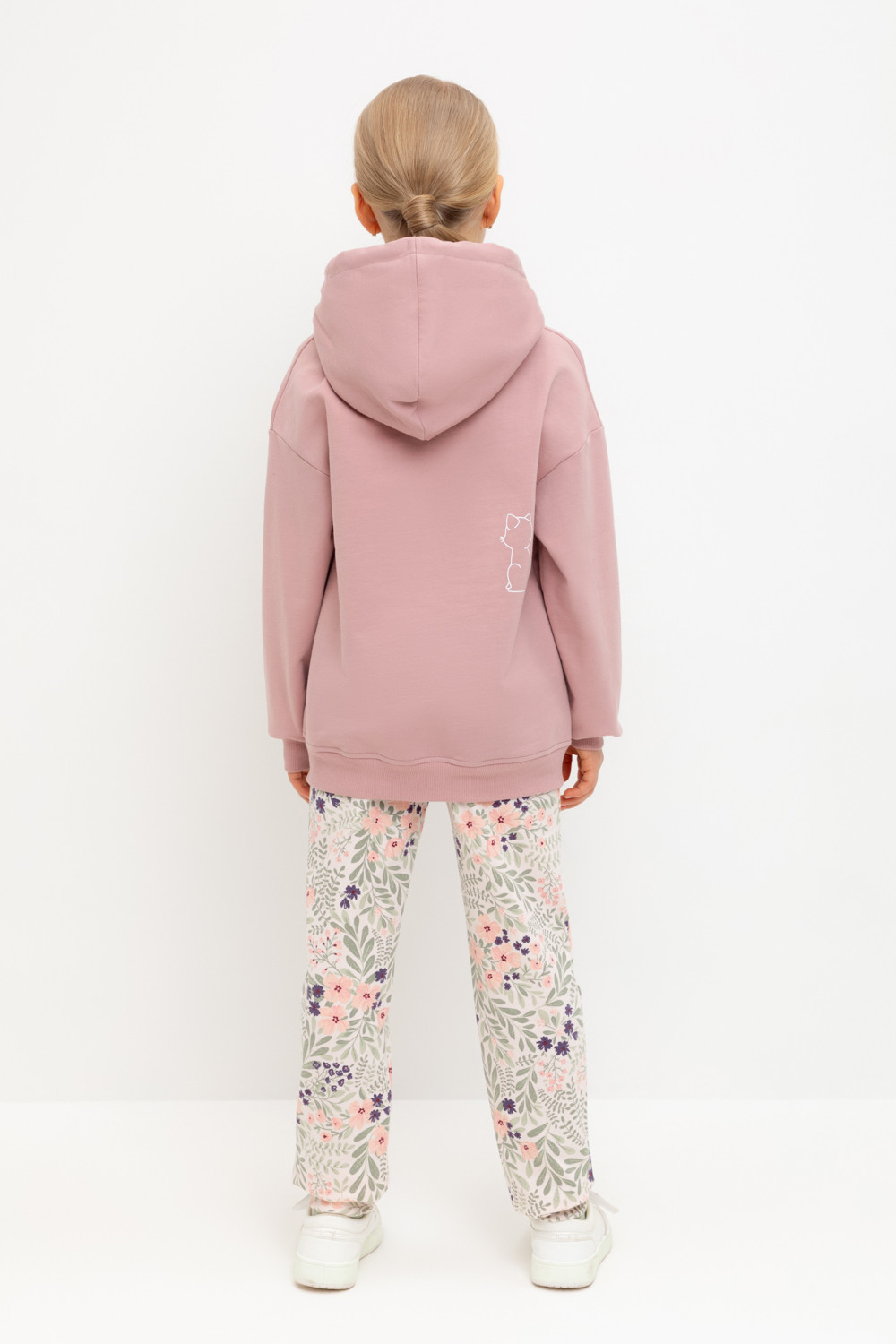 Брюки для девочки, артикул: КР 400536-1, цвет: светло-розовый, фото 4