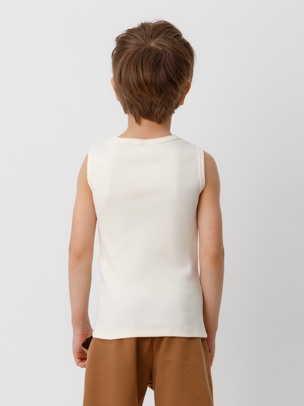 Футболка для мальчика, артикул: КП 301749, цвет: светло-бежевый, фото 4