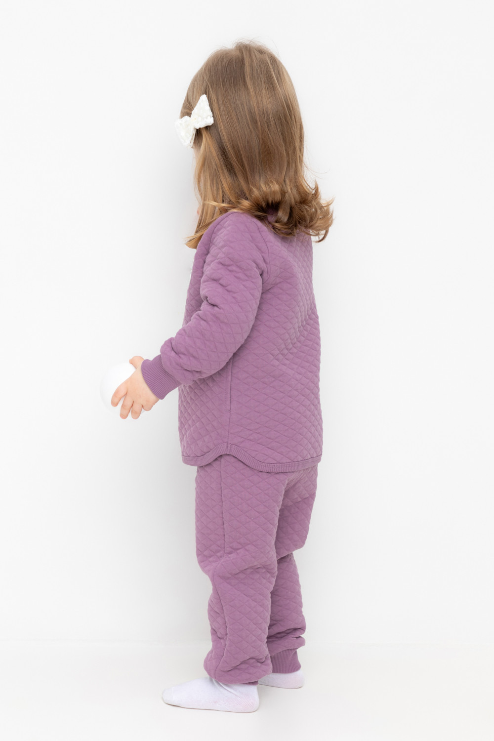 Брюки для девочки, артикул: КР 400758, цвет: бордовый, фото 4