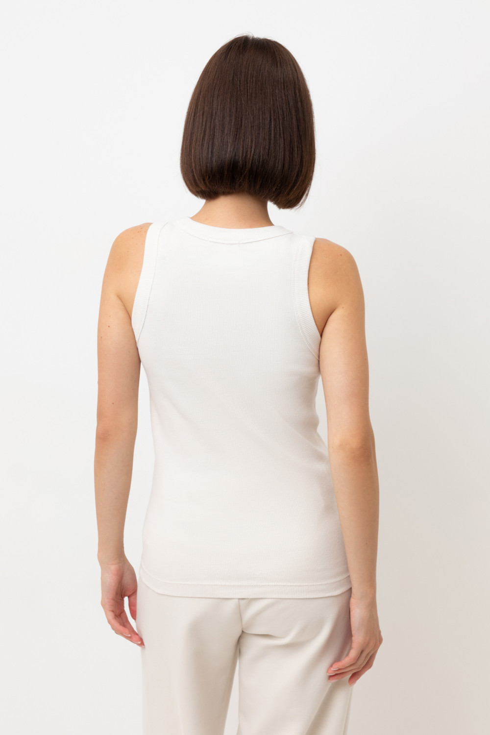 Майки женские для мам, артикул: ЕВТ 3296, цвет: светло-бежевый, фото 4