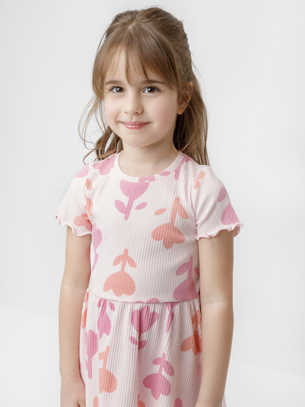 Платье для девочки, артикул: КР 5954, цвет: светло-розовый, фото 4