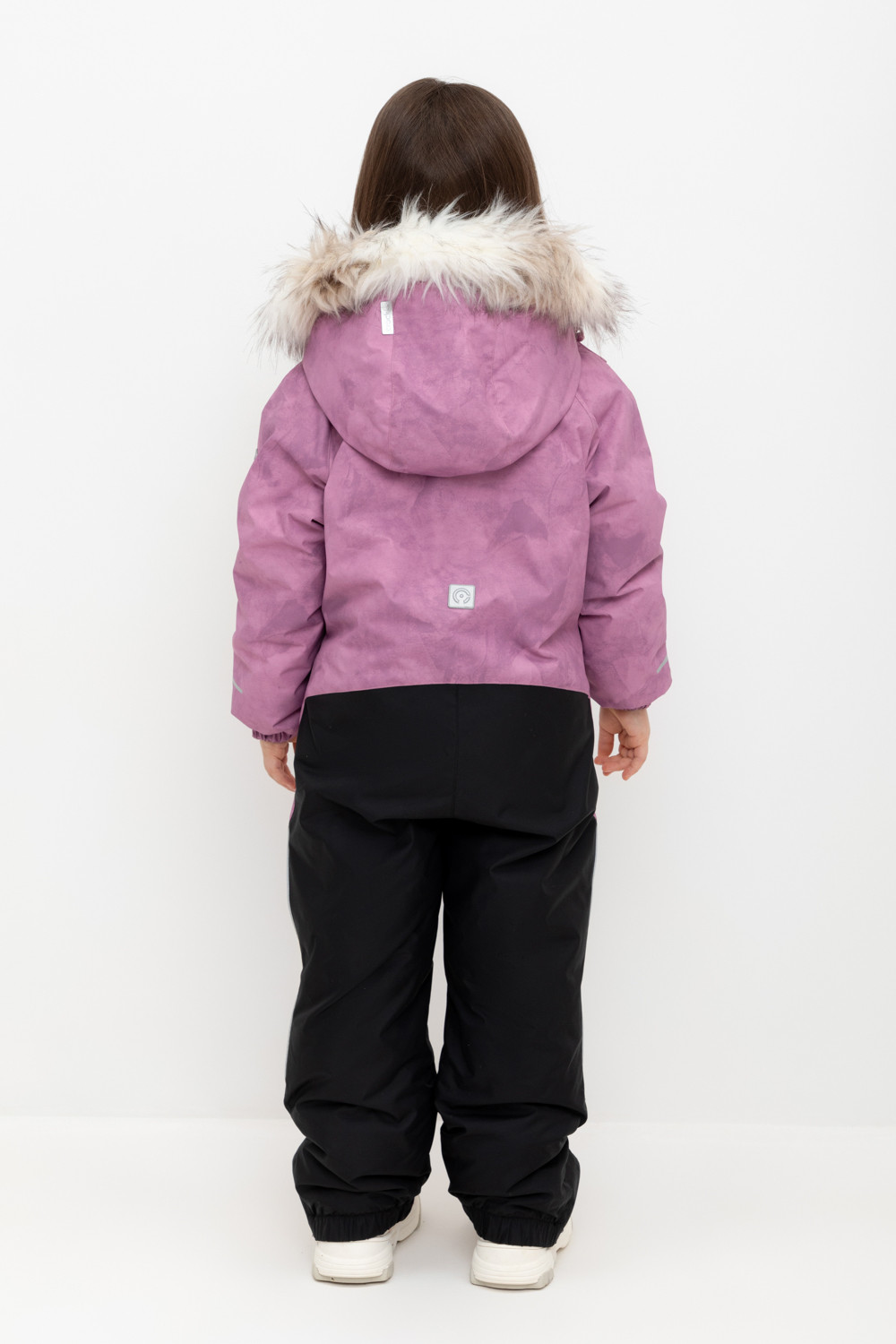 Комбинезоны утепленные для девочки, артикул: ВК 60120/н/5 ГР, цвет: ярко-розовый, фото 4