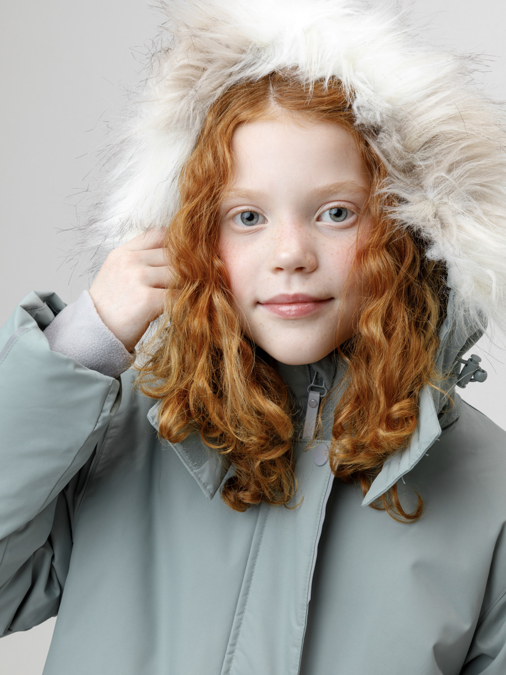 Пальто для девочки, артикул: ВК 38107/11 ГР, цвет: зеленый, фото 4