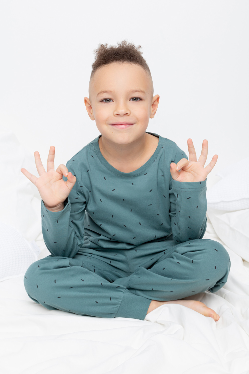 Пижама для мальчика, артикул: К 1561/24, цвет: зеленый, фото 4