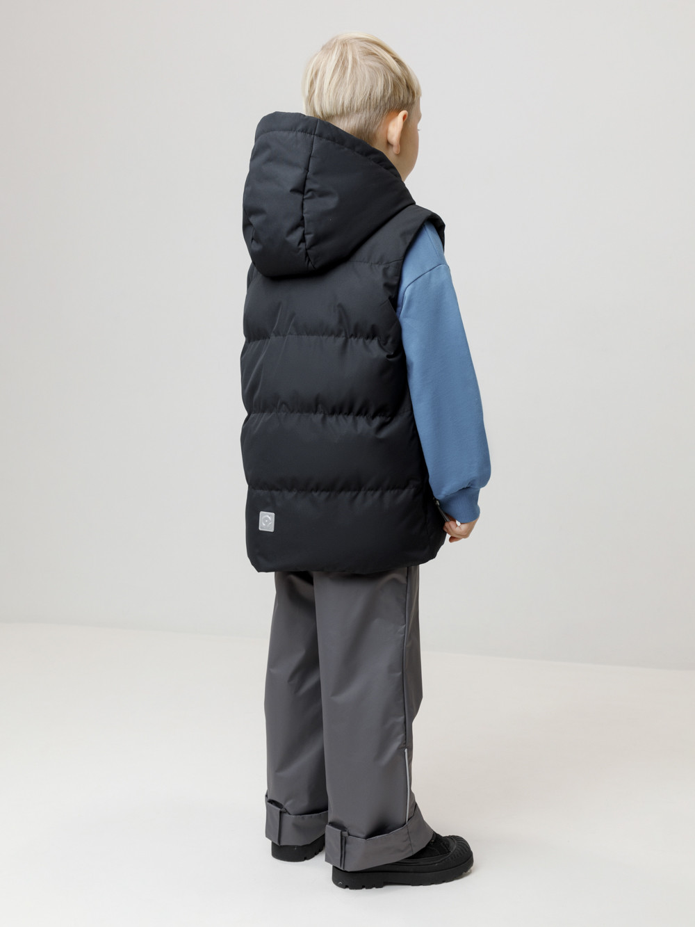 Брюки утепленные, артикул: ВК 46025/26/2 УЗГ, цвет: темно-серый, фото 4