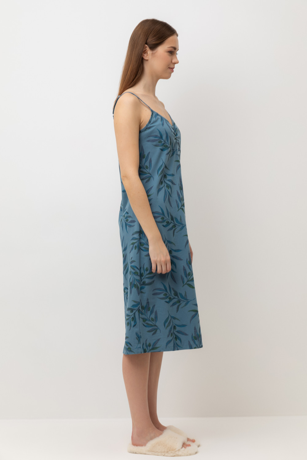 Сорочки ночные женские для мам, артикул: Е 10008/24, цвет: голубой, фото 4