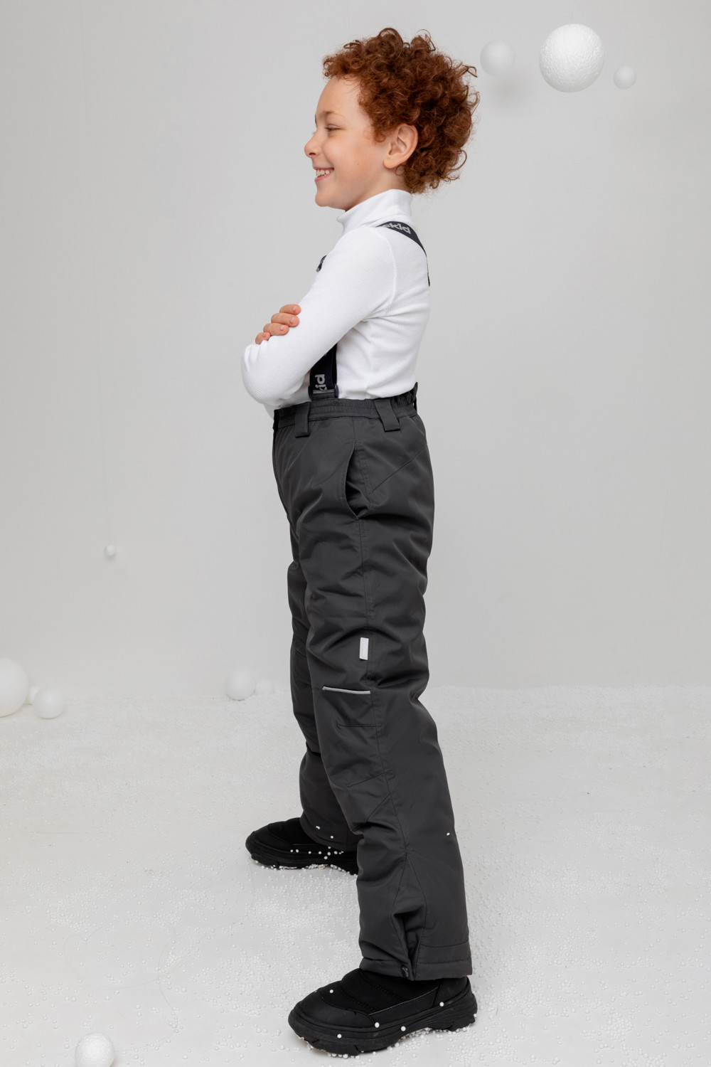 Брюки утепленные, артикул: ВК 40006/23/1 ГР, цвет: темно-серый, фото 4