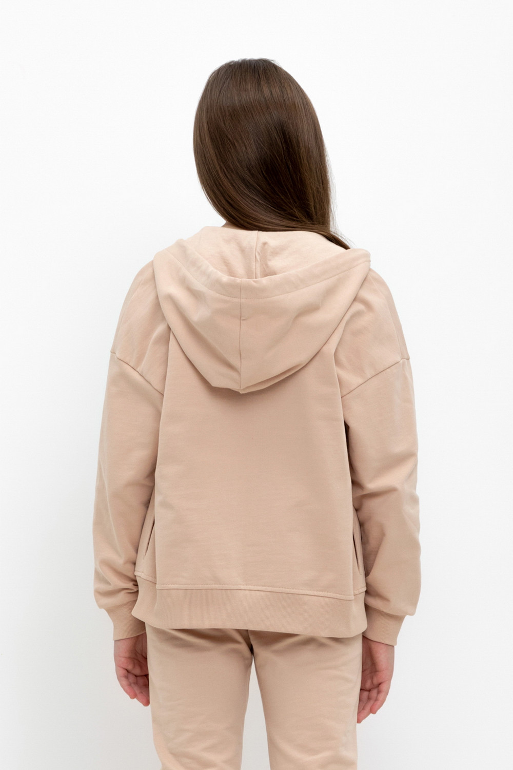 Жакет для девочки, артикул: КР 302388, цвет: бежевый, фото 4