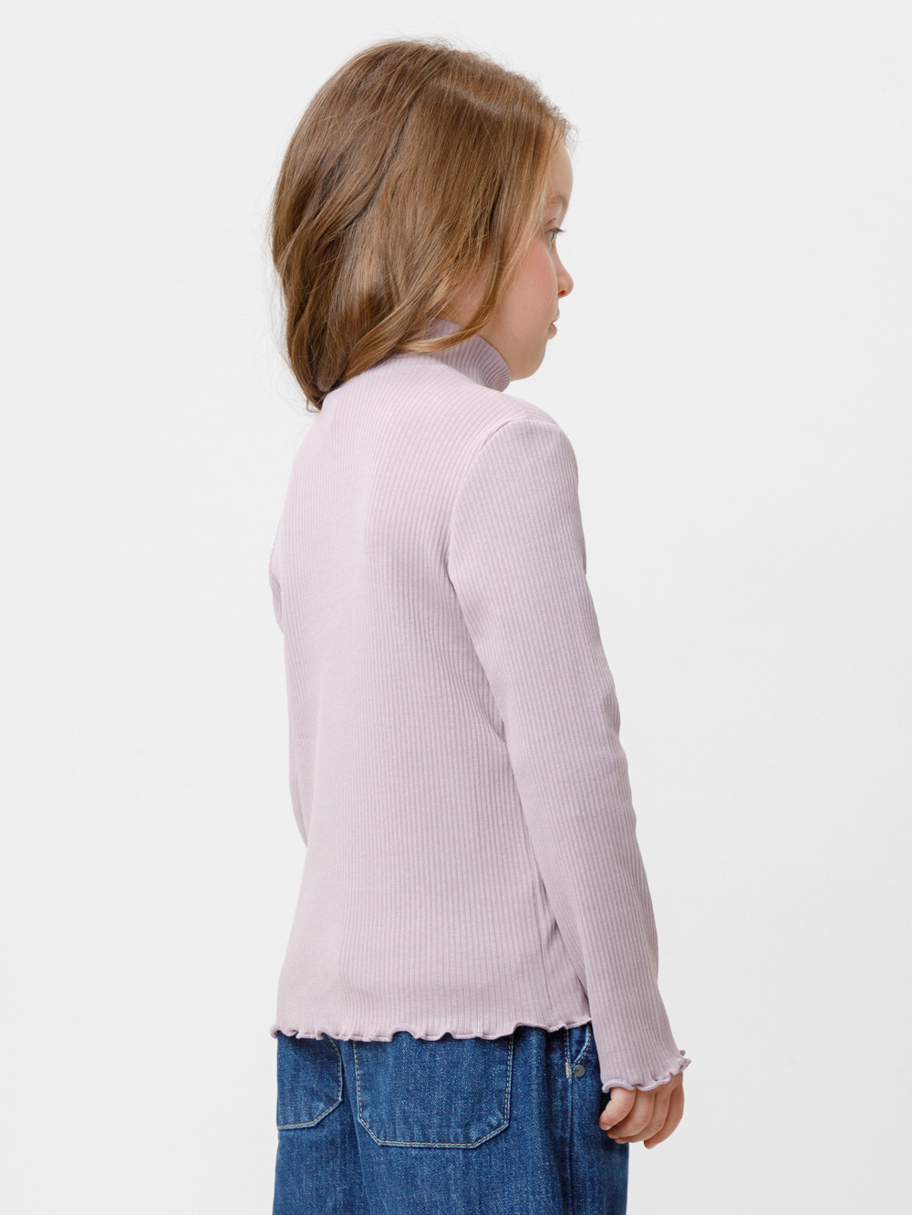 Водолазки для девочки, артикул: КР 302872, цвет: фиолетовый, фото 4