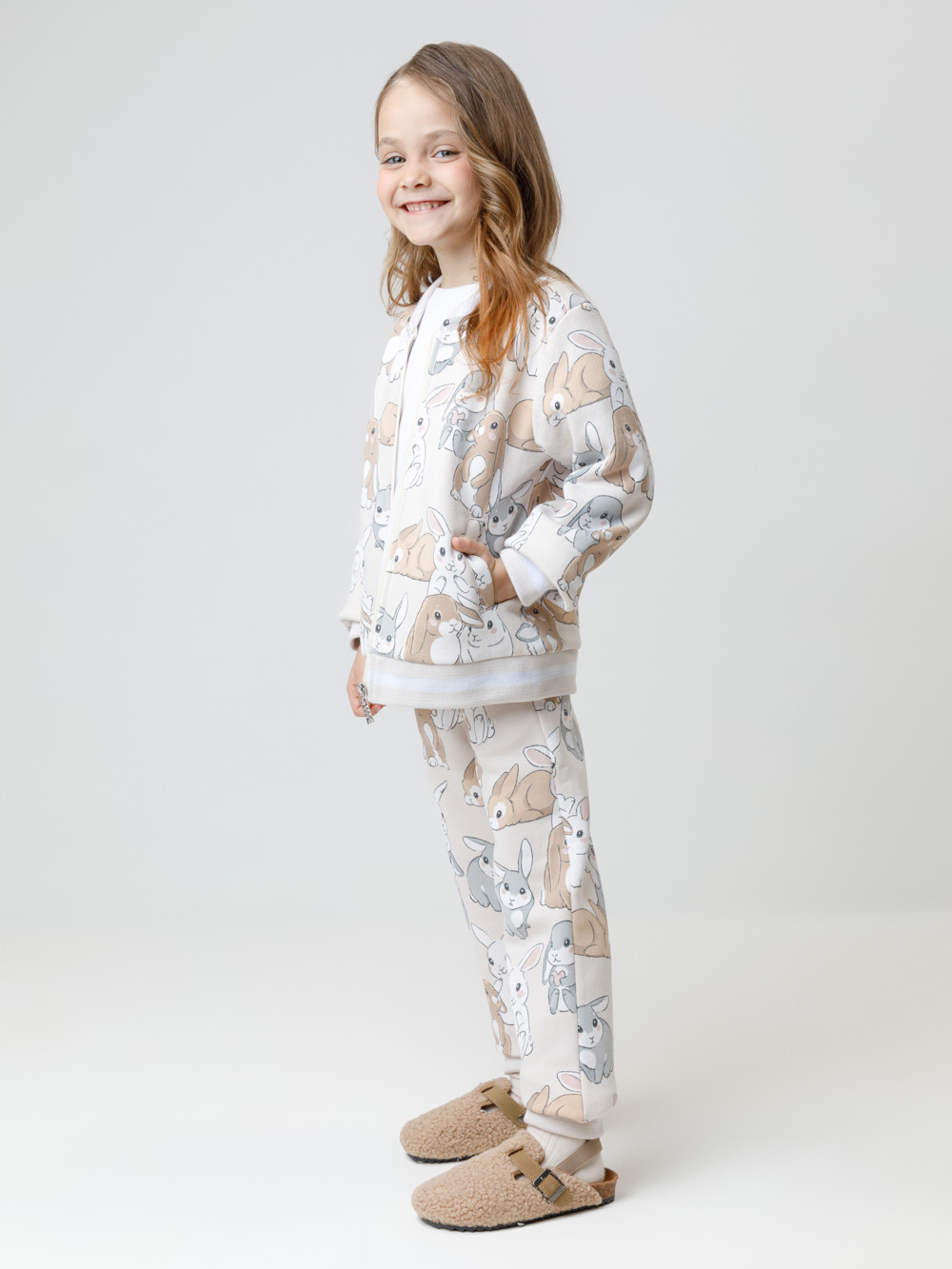 Жакет для девочки, артикул: КР 302899, цвет: бежевый, фото 4