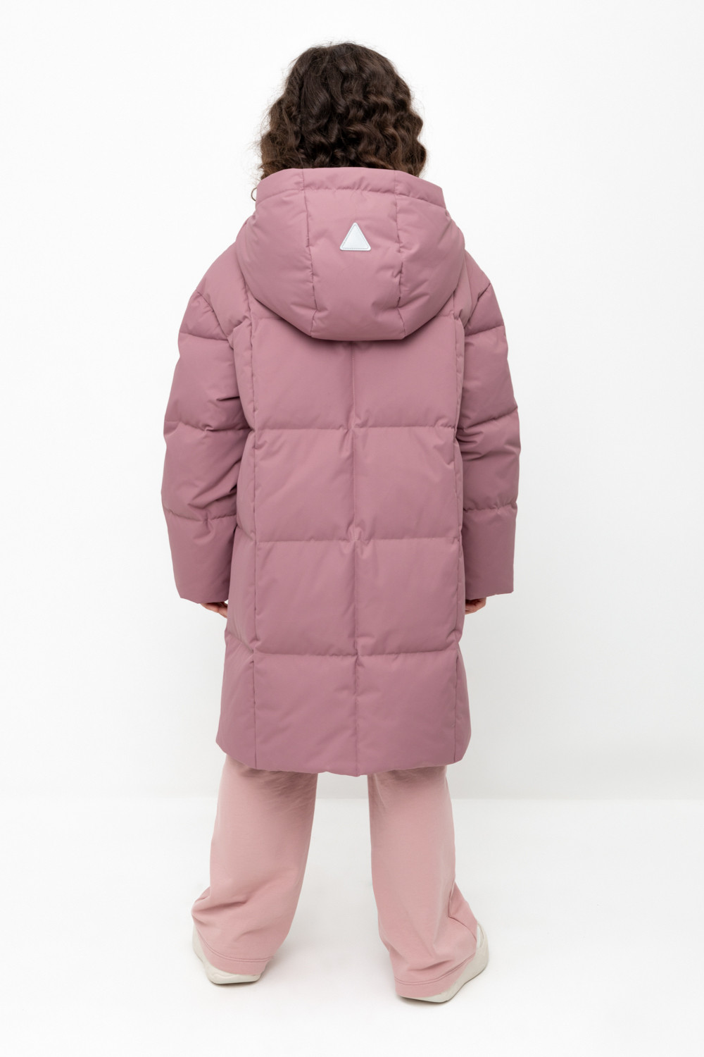 Пальто для девочки, артикул: ВК 34068/4 УЗГ, цвет: фиолетовый, фото 4