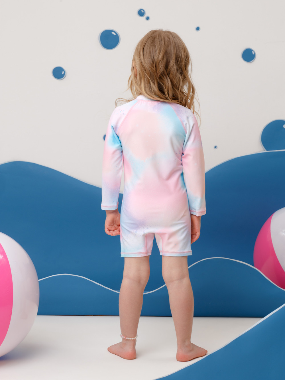 Купальник для девочки, артикул: ТК 16017/2н ФВ, цвет: мульти, фото 4