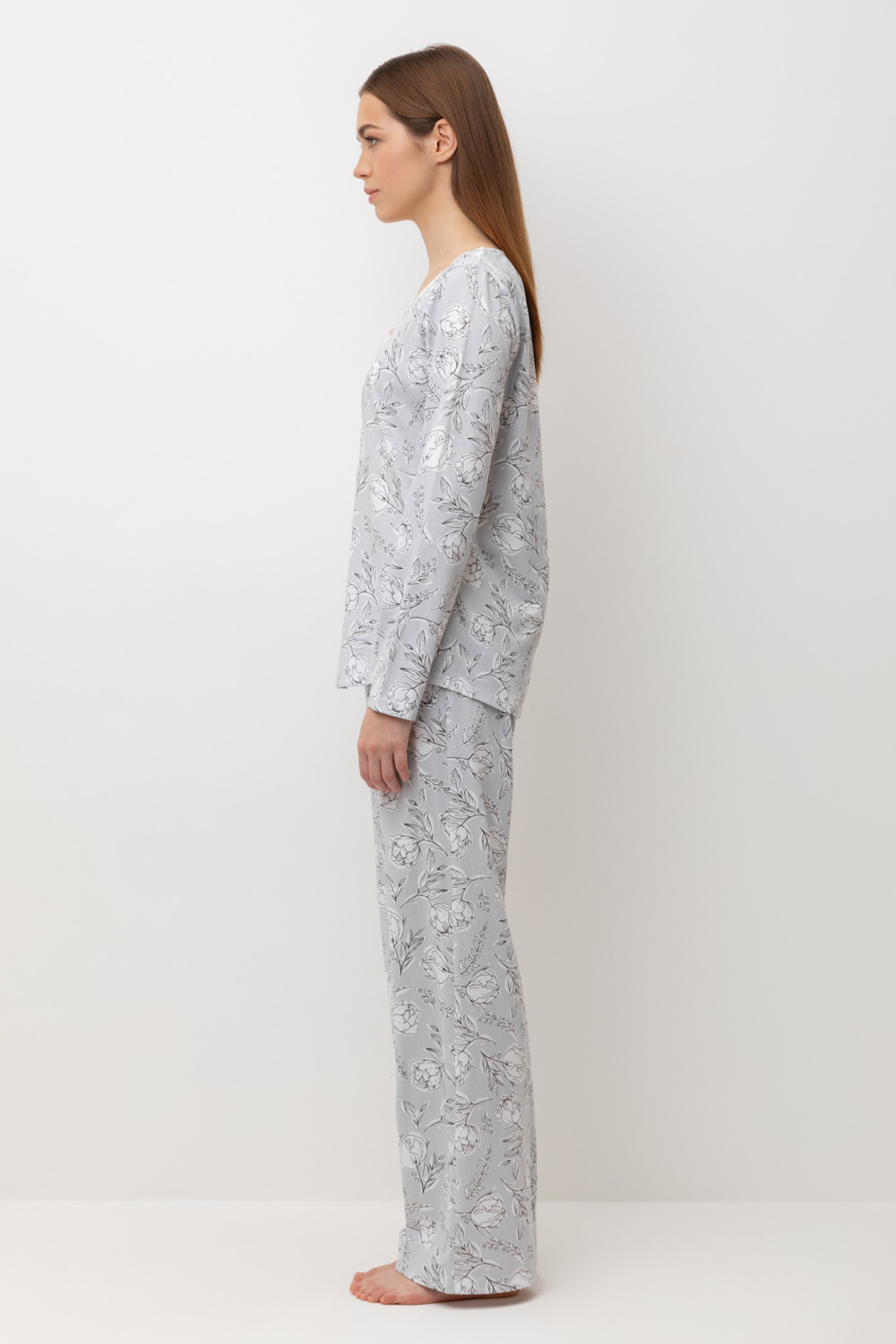 Комплекты для дома для мам, артикул: Е 20041/24, цвет: светло-серый5, фото 4